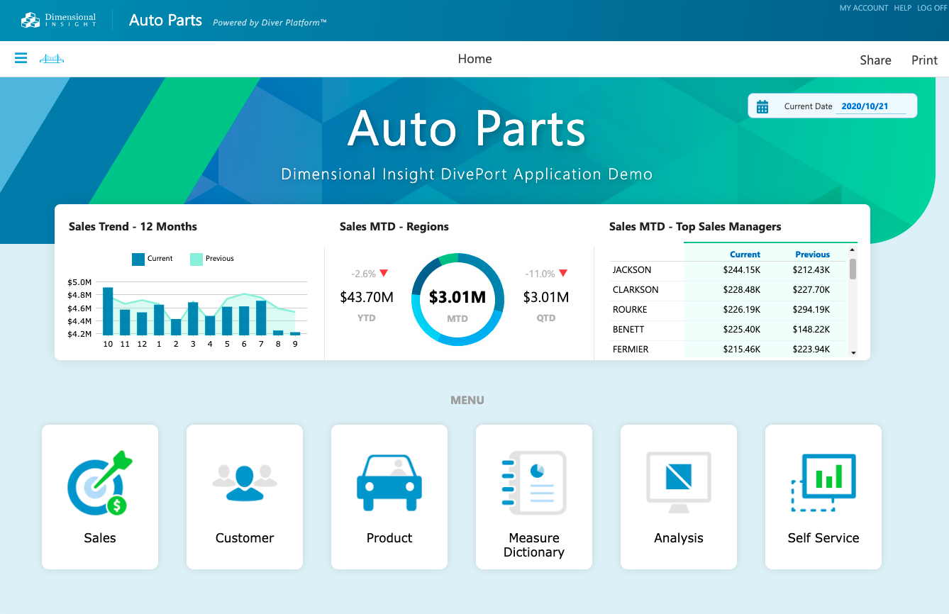 Healthcare Analytics Data Visualization Library: Dashboards from  Dimensional Insight