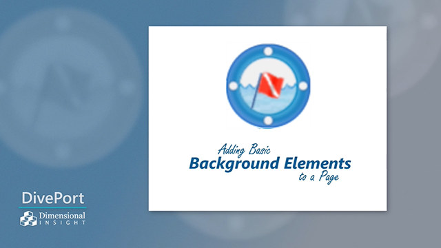 Adding Basic Background Elements to a Page